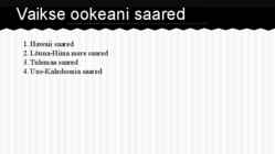 Vaikse Ookeani Saarte Looduskatastroofid #2