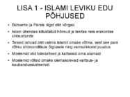 ISLAM-ISLAMI LEVIK-KULTUUR #9