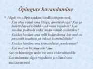 ÕPPIMINE TÄISKASVANUEAS #11