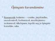 ÕPPIMINE TÄISKASVANUEAS #13