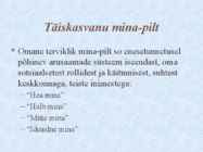 ÕPPIMINE TÄISKASVANUEAS #10