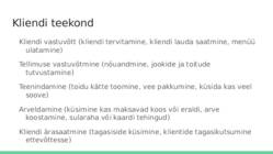 Serveerimise põhitõed ja laua katmine #2