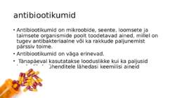 Bakterhaiguste ravi antibiootikumidega #2