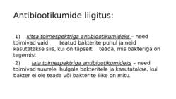 Bakterhaiguste ravi antibiootikumidega #4