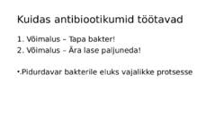 Bakterhaiguste ravi antibiootikumidega #7