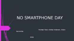 NO SMARTPHONE DAY