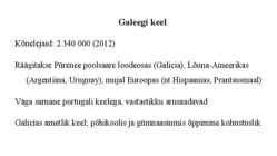 Galeegi keel #2