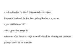 Galeegi keel #8