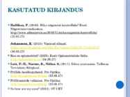 OPTOMETRISTI NÕUANDED KLIENDILE #9
