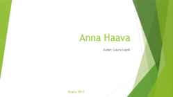 Anna Haava esitlus