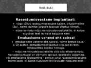 Rasestumisvastased vahendid #3