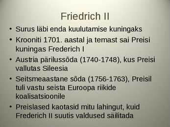 Saksamaa aastatel 1600-1900 #11