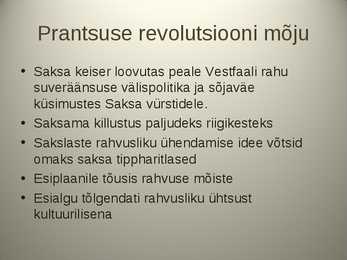 Saksamaa aastatel 1600-1900 #12