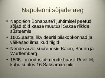 Saksamaa aastatel 1600-1900 #14
