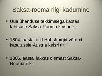 Saksamaa aastatel 1600-1900 #15