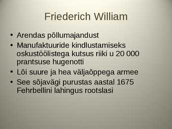 Saksamaa aastatel 1600-1900 #5