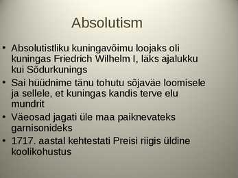 Saksamaa aastatel 1600-1900 #7