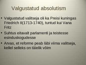 Saksamaa aastatel 1600-1900 #8