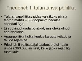 Saksamaa aastatel 1600-1900 #9