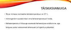 Elamistoiming-Kehatemperatuur #5