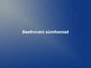 Beethoveni sümfooniad