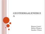 Geotermaalenergia