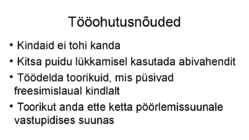 TÖÖPINGID #11
