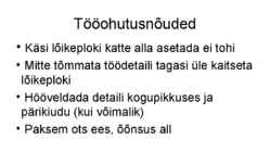 TÖÖPINGID #3
