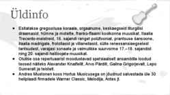 Andres Mustonen ja Hortus Musicus #3