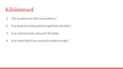 Presentatsioon - James Joyce #10