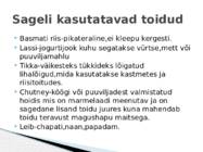 Rahvusköögid 2 KURSUS - INDIA #4