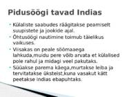 Rahvusköögid 2 KURSUS - INDIA #6