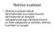 Tärklis #7