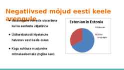 Eesti keele kasutusvaldkonnad ja arendus #3