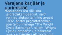 Vennad Wright ja lennuki leiutamine #9