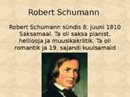 Robert Schumann #2