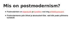 Postmodernism #2