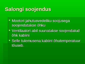 Soojusnähtused autos #3