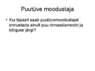 Puutüve mahu määramine #14