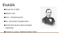 Friedrich Reinhold Kreutzwald-esitlus #2