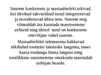 Regionaalne integratsioon ja integratsiooniprotsessid maailmas #7