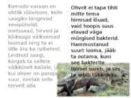 Komodo varaan #3