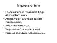 Impressionismi kunst #2