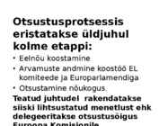 Seadusandlus Euroopa Liidus #3