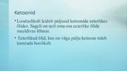 Alkoholid-aldehüüdid ja ketoonid #11