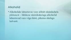 Alkoholid-aldehüüdid ja ketoonid #4