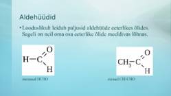 Alkoholid-aldehüüdid ja ketoonid #7