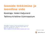 Ioonide tekkimine ja iooniline side