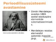 Keemiliste elementide perioodilisussüsteem #4