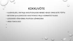 Alkoholid-aldehüüdid ja ketoonid #9